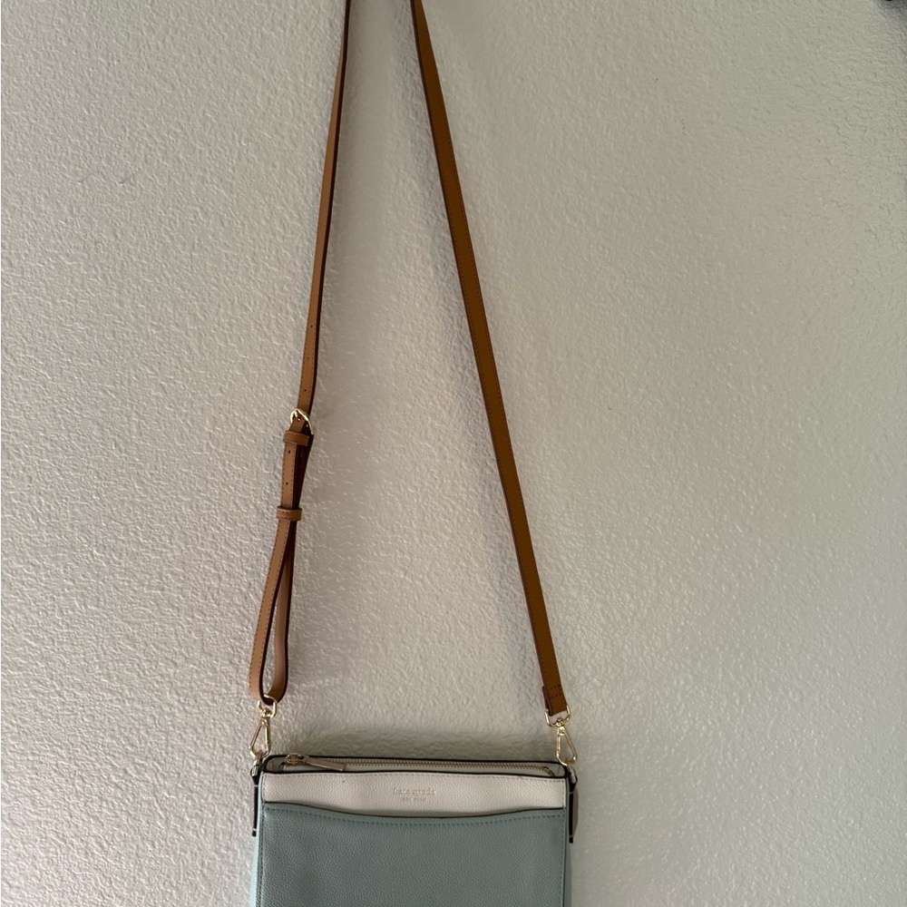Kate Spade Mint Green and White Crossbody Bag - Picture 2 of 5